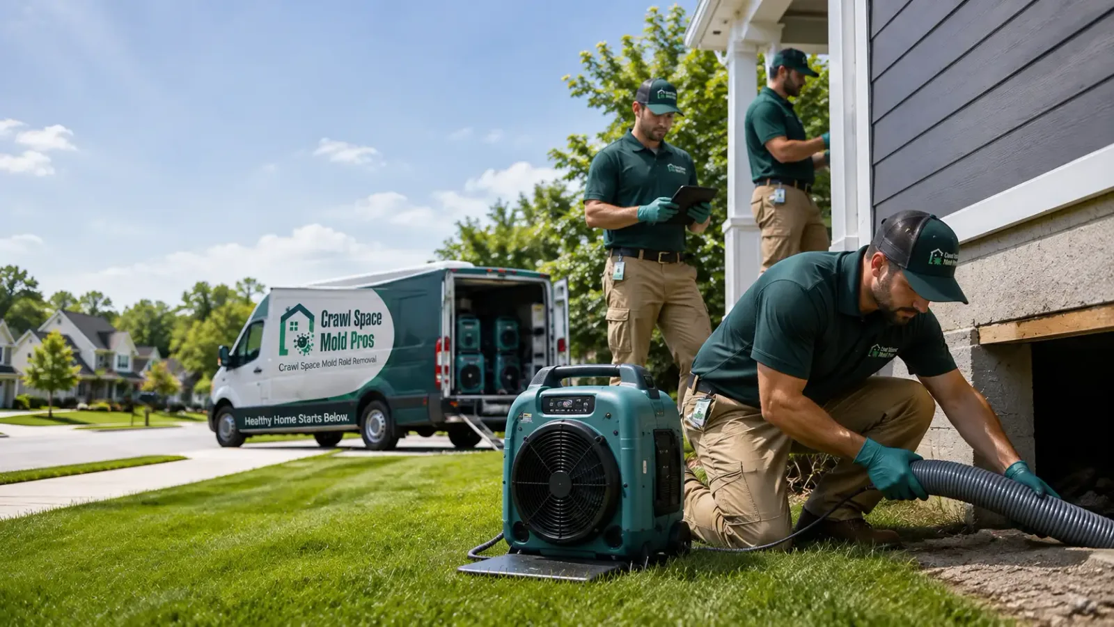 Crawl Space Mold Removal in Overpeck, OH